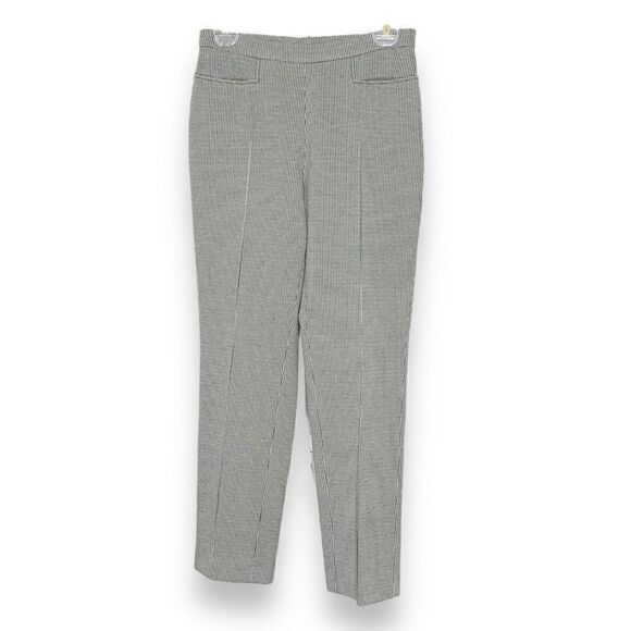 Akris punto Franca Houndstooth Cropped Trousers Black Cream Women’s Size 6 / S - Picture 6 of 16